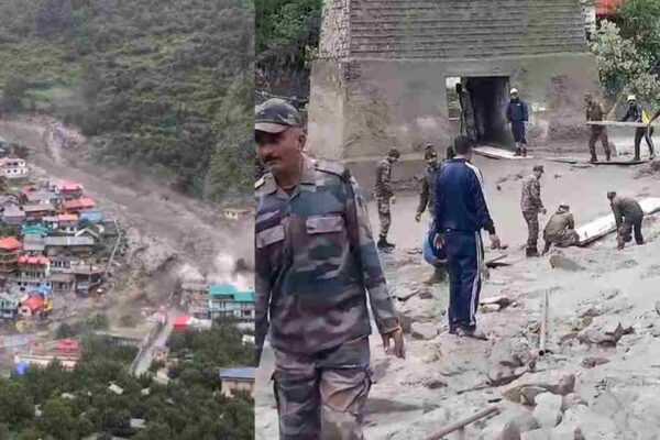 धराली में तबाही का मंजर, तीर्थ यात्रियों से टूटा संपर्क