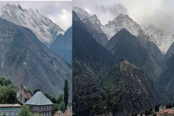 मौसम ने बदली करवट सितम्बर के शुरुआत में बर्फबारी